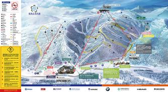 Genting Secret Garden ski map