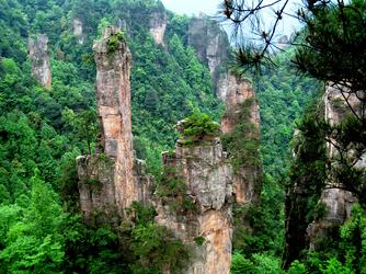 Zhangjiajie, granite spires
