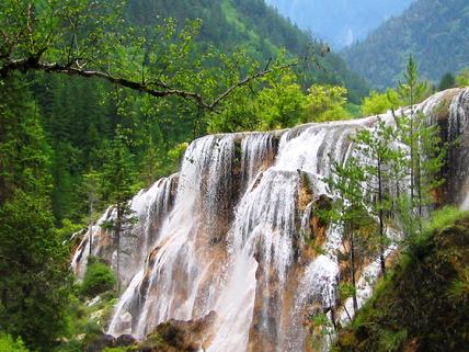 Jiuzhaigou, Waterfall, Chinese hiking