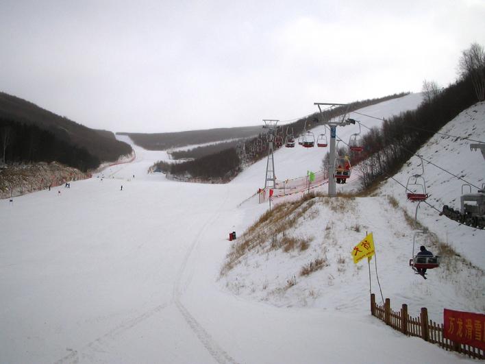 china skiing trail, wanlong